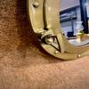 12" Antique Porthole Round Window Glass, Fully Functional Ship's Window for Walls & Doors, Home Decor, Circular Mirror Ideas (15) view 2