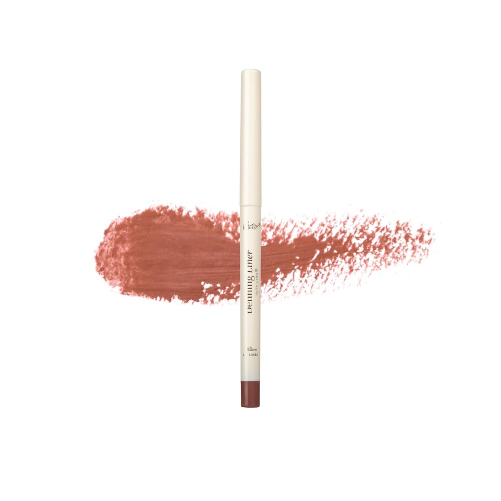 City Lips Defining Liner in Willow (Cool Nude) Long-Lasting, Smudge-Proof Lip Pencil with Anti-Feathering Formula, Precise Contouring, Waterproof Matte Finish, and Smoother-Looking Lips