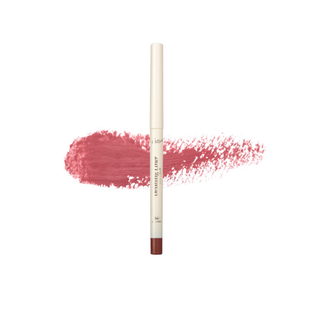 City Lips Defining Liner in Blush (Warm Nude Pink) Long-Lasting, Smudge-Proof Lip Pencil with Anti-Feathering Formula, Precise Contouring, Waterproof Matte Finish, and Smoother-Looking Lips