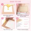 20Pcs Castor Oil Pack Wrap,Extra Large 11.02 * 6.29in for Pure Castor Oil, No Washing Self Adhesive with High Absorbent Organic Cotton Flannel, Anti Massage Oil Leak, for Women Men view 3