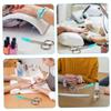 minkissy 8pcs Silicone Nipper Covers for Manicure Tools Cuticle Scissor and Tweezers Protective Sleeves for Home and Salon Use view 3