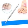 BIUDECO Nail Cuticle Remover Spoon 2pcs Stainless Steel Cuticle Pushers for Toe Nail view 4