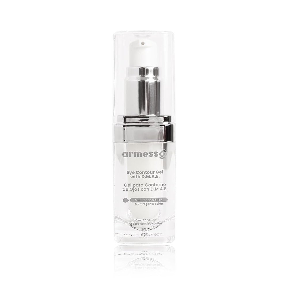 Armesso Eye Contour Gel with DMAE  Hydrates, Reduces Dark Circles & Bags, Improves Firmness  0.5 Oz (15 ml)