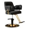 Berkeley Styling Chair Hair Salon Chair Beauty Spa Furniture, Black Cushion Gold Frame view 1