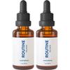 Routine Wellness Hair Treatment Serum for Thinning Hair - Plant-Based Rosemary, Tea Tree & Argan Oils Blend for Strength, Shine & Softer Hair - Clean Ingredients, All Hair Types - 30ml (Pack of 2) view 1