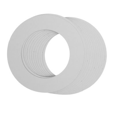 FOMIYES 12sheets Waxing Heater Paper Pads Protect Paper Rings for Wax Machine Gasket Mats for Wax Warmer Spill Control Collars Compatible Hard Soft Sugar