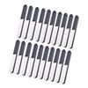 BIUDECO 20pcs Thicken Nail Files Manicure Tool Nail Art Supplies Black Grey Professional Buffers Files for Techs view 1