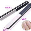 BIUDECO 20pcs Thicken Nail Files Manicure Tool Nail Art Supplies Black Grey Professional Buffers Files for Techs view 2