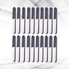 BIUDECO 20pcs Thicken Nail Files Manicure Tool Nail Art Supplies Black Grey Professional Buffers Files for Techs view 3