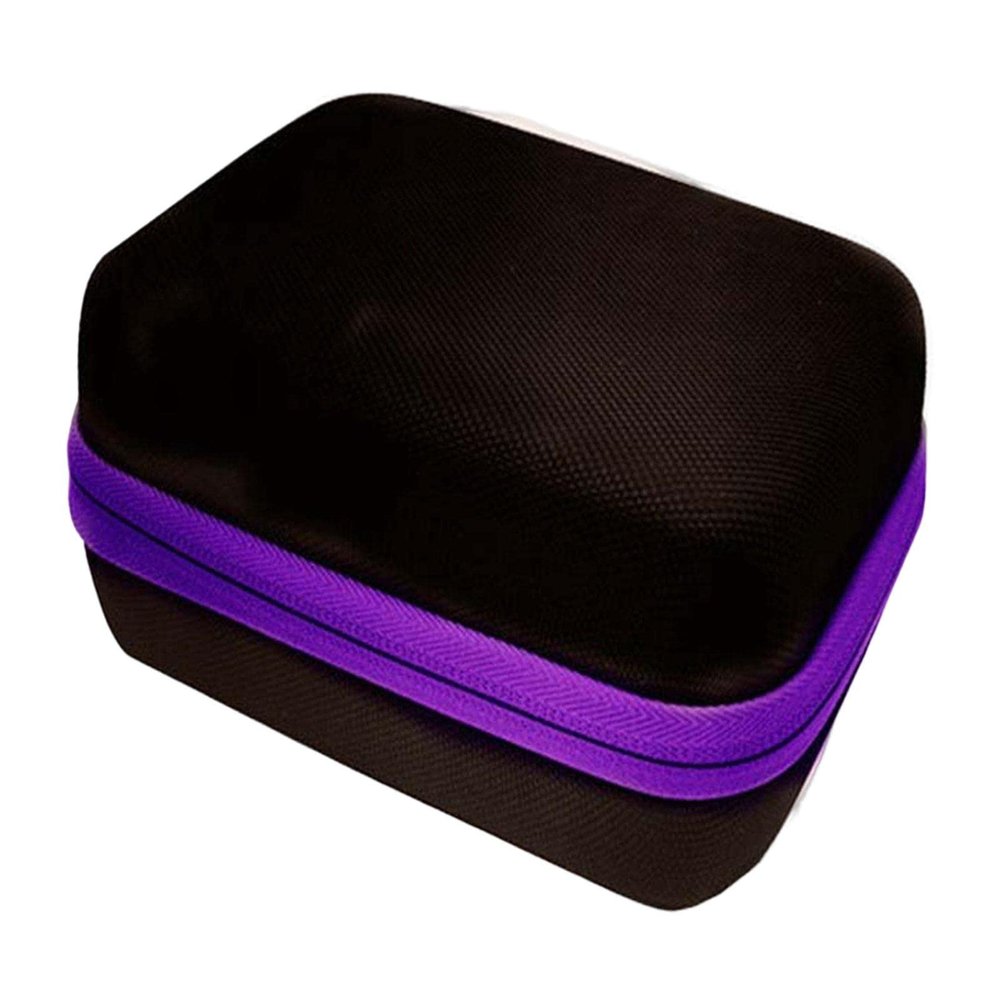 FashionCha Travel Organizer for Essential Oils, Holds 15ml Bottles in Lavender Color