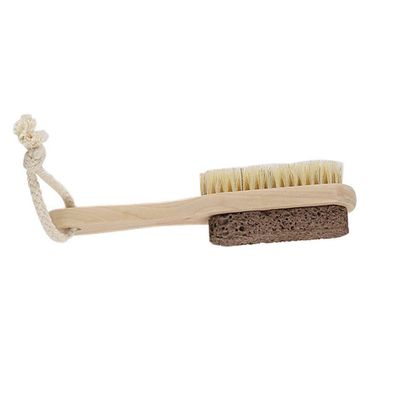 BIUDECO 1pc Double-Sided Foot File Pumice and Bristles for Dead Skin Removal Pedicure Tool for Smooth Feet for Hard Skin Care and Exfoliation