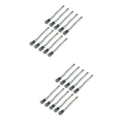 BIUDECO 20pcs Thick Hair Clips Salon Hairdresser Mouth Teeth Hair Clips for Styling Pro Salon Use