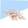BIUDECO Crystal Pearl Bridal Hair Comb Wedding Hair Combs Clip for Special Occasions Bridal Wedding view 4