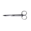 PLAFOPE Stainless Steel Curved Makeup Scissors for Eyebrow Trimming and Tape Cutting Portable Beauty Tool Pvc Packaging view 1