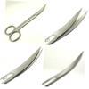 PLAFOPE Stainless Steel Curved Makeup Scissors for Eyebrow Trimming and Tape Cutting Portable Beauty Tool Pvc Packaging view 2