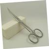PLAFOPE Stainless Steel Curved Makeup Scissors for Eyebrow Trimming and Tape Cutting Portable Beauty Tool Pvc Packaging view 4