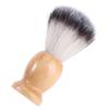 IWOWHERO Beard Brush for Men Wood Handle Synthetic Nylon Bristles Comb Perfect for Travel view 1
