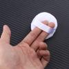 PLAFOPE 5pcs Ribbon Back Body Powder Puff Round Cotton Pads Makeup Powder Sponge for Professional Use Travel Friendly view 2