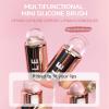2PCS Silicone Lip Brush for Lipstick, Eyeshadow, High Elastic Lip Mask Applicator, Multi-Purpose Silicone Brush Makeup for Lip Gloss, Lip Applicator Reusable Lip Wand view 3