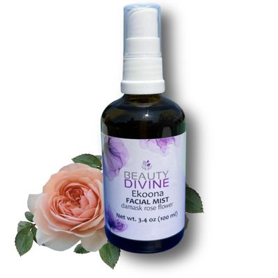FACE MIST 100% Damask Rose Water Hydrate your Skin and Balance Your Skin Tone, Refreshing Mist for Your Face from Beauty Divine
