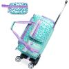 Kids Rolling Duffle Bag with Wheels for Girls - Travel Overnight Bag with Makeup and Toiletry Bag - Dance Bag for Women view 1