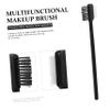VINTORKY 3pcs Dual-Ended Eyebrow Brush Eyelash Comb Portable Handle for Precise Shaping and Grooming for Travel and Daily Makeup Application view 2