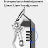 RASRGTRQ Barber Scissors Hair Clippers for Men, Professional Hair Clipper,All Metal Body Hair Trimmer for Men, Adjustable Hair Cutting Machine,7500rpm Rechargeable Hair Machine view 3