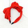 NYRWFQXG Red Bow Headband Christmas Headbands for Women Big Bowknot Headband Hair Bow Head Band Bowknot Hair Hoop Bows Hair Accessories for Women Girls Bowknot Hairband Bow Headbands view 3