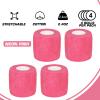 Tattoo Machine Pen Covers with Grip Tape Wrap - Narkysus 400Pcs Pink Machine Sleeves 2.5"x7.1" Large Tattoo Pen Bags and 4Pcs Pink Tattoo Gun Wrap Tattoo Supplies for Women and Studio Use view 3