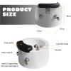 Xscxliny Acrylic Spa Foot Bath, Nail Salon Pedicure Deep Foot Bath, Spa Massage Nail Salon Pedicure Bathtub Foot Bath, Color Light Surf,A view 4