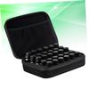 BIUDECO 2pcs Storage Case Portable Travel Organizer for Bottles Black Shockproof Zipper Design for and Travel view 2