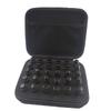 BIUDECO 2pcs Storage Case Portable Travel Organizer for Bottles Black Shockproof Zipper Design for and Travel view 3