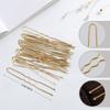 80Pcs Hair Nets for Dance Buns Nets for Ballet Girls Invisible Hair Nets, Hair Pins & Bun Covers for Secure Dance Styles 30Pcs 12Inch Light Brown Nets and 50Pcs Pins Ballet Bun Kit view 2