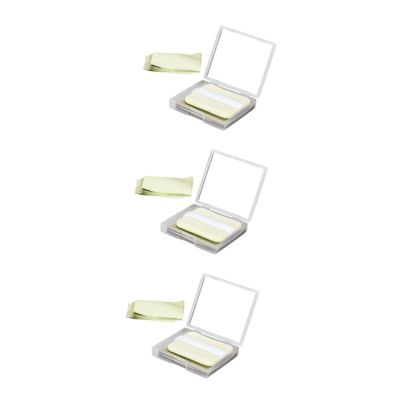 BIUDECO 3sets Tea Oil Absorbing Sheets Portable Mirror Case Blotting Paper for Oily Shine and Reduce Pore Appearance Design for Men and Women