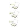 BIUDECO 3sets Tea Oil Absorbing Sheets Portable Mirror Case Blotting Paper for Oily Shine and Reduce Pore Appearance Design for Men and Women view 1
