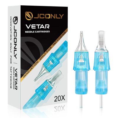 Rayyl VETAR Tattoo Cartridge Needles - 20Pcs 1011CML Round Liner #10 Standard Tattoo Needles for Machine Kit