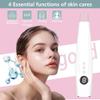 Facial Skin Care Product absorbs Device, LED Light Therapy face Massager, Thermal and Ice Cooling Roller view 2