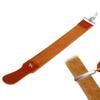 CYSFETENA Leather Razor Strop, 22"x 2.5" Double Sided Leather Sharpening Strap with Hanging Hook for Straight Razor & Knife Sharpening view 1