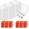 30 Pcs Press On Nail Packaging Box with 60 Pcs Adhesive Double Sided Tape Artificial Nail Display Storage Box Acrylic Nail Display Box Nail Box Organizer Case for Nail Salon view 1