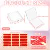 30 Pcs Press On Nail Packaging Box with 60 Pcs Adhesive Double Sided Tape Artificial Nail Display Storage Box Acrylic Nail Display Box Nail Box Organizer Case for Nail Salon view 2