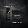 Detroit Grooming Co. Beard Oil & Beard Butter Bundle  Black (Cedarwood & Amber Scent)  Beard Hydration Set with Vitamin E & Sunflower Oil view 4