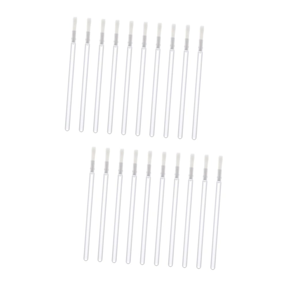 BIUDECO 2sets Lip Brush Applicator Disposable Perfect for Daily Lip Makeup Professional and Personal Use 50pcs*2