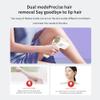 Laser Hair Removal for Women & Men, 40F Contact, Safe & Virtually Painless Alternative to Salon IPL Hair Removal Device, Long-Lasting Hair Removal from Home, with Razor & Glasses view 2