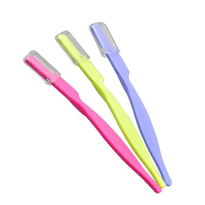 BIUDECO 3pcs Professional Eyebrow Shaper Portable Razor for Women Easy to Use Facial Tool