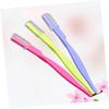 BIUDECO 3pcs Professional Eyebrow Shaper Portable Razor for Women Easy to Use Facial Tool view 2