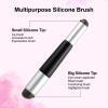 BEAUTYFACTOR Dual Ended Silicone Makeup Applicator, Multifunctional Silicone lip Applicator For Eye Cream,Blush,Bronzer,Contour and Lip (1pcs) view 2