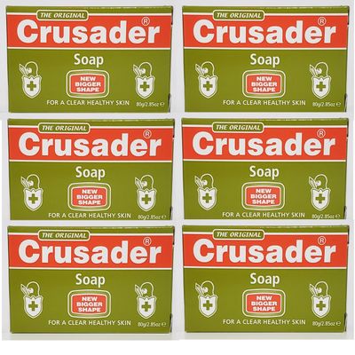 Original Crusader Deep Cleansing Bar Soap 2.85oz [6-pack]