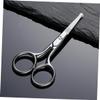 BIUDECO 3pcs Professional Eyebrow Scissors Stainless Steel Nose Hair Cutting Tool Safety Vibrissa Scissors Precision Nose Hair Eyebrow Trimmer view 2