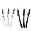 BIUDECO 6pcs Eyebrow Razor Safe Portable Facial Hair Remover for Women Easy to Use Eyebrow Trimmer Straight Blades Random view 1
