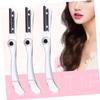 BIUDECO 6pcs Eyebrow Razor Safe Portable Facial Hair Remover for Women Easy to Use Eyebrow Trimmer Straight Blades Random view 4